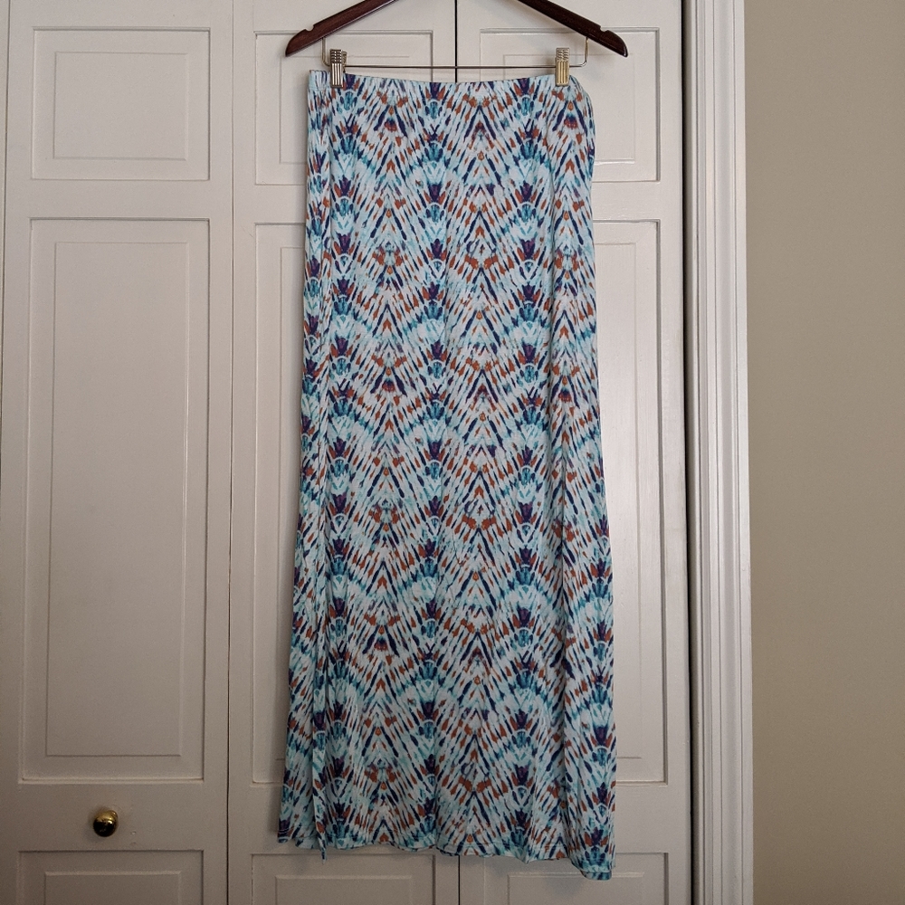 Tie-dyed Maxi Skirt